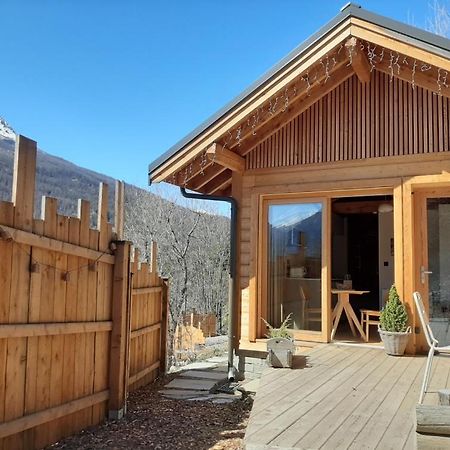 Petit Chalet Neuf Independant 2 Pers "La Cabane De Jean " Briançon Kültér fotó
