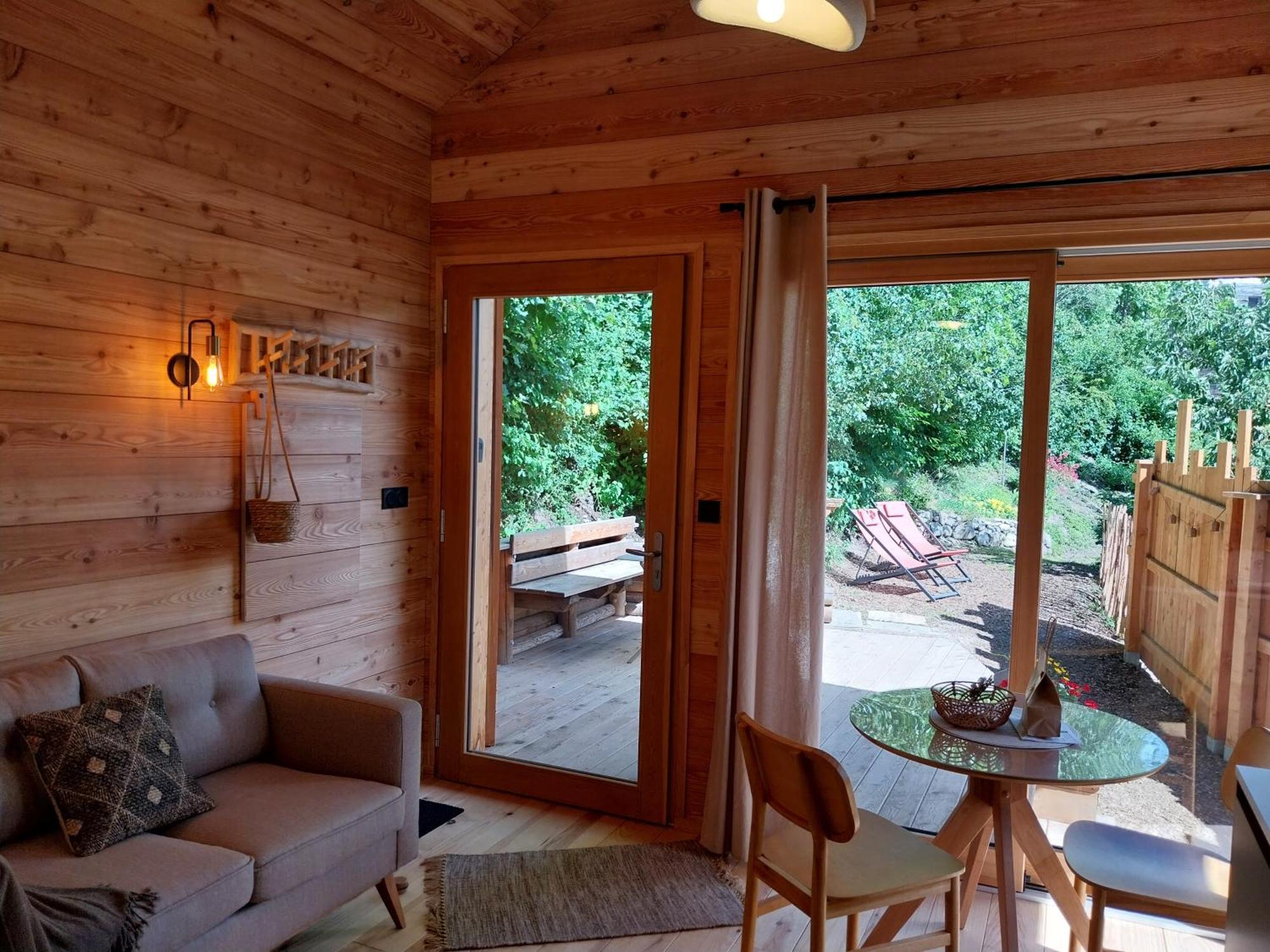 Petit Chalet Neuf Independant 2 Pers "La Cabane De Jean " Briançon Kültér fotó